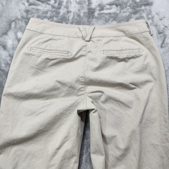 Dockers Pants Womens 4 Beige Khaki Favorite Fit Jaelynn Mid Rise Trouser Leg - Picture 3 of 11